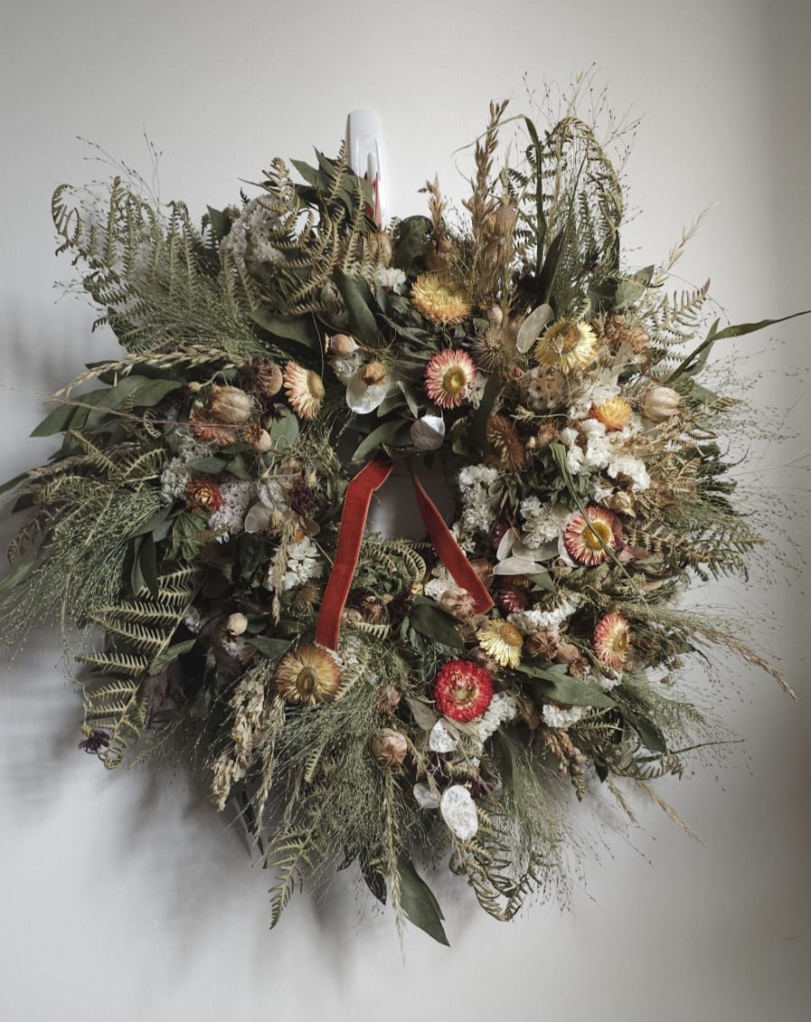 Full Dried Flower Wreath
