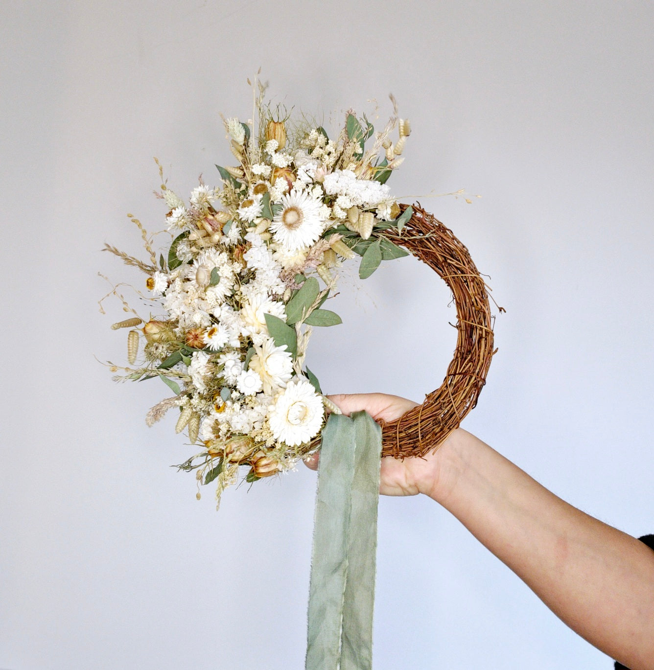 Everlasting Dried Flower Wreath