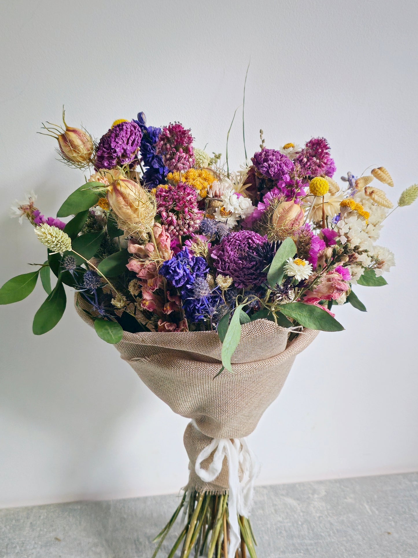 Colourful Dried Flower Bouquet