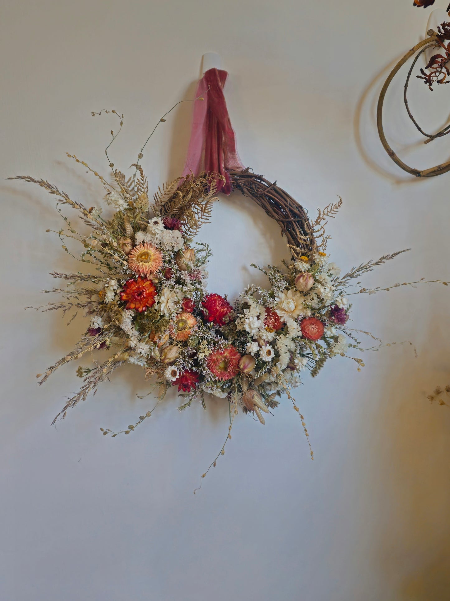 Everlasting Dried Flower Wreath