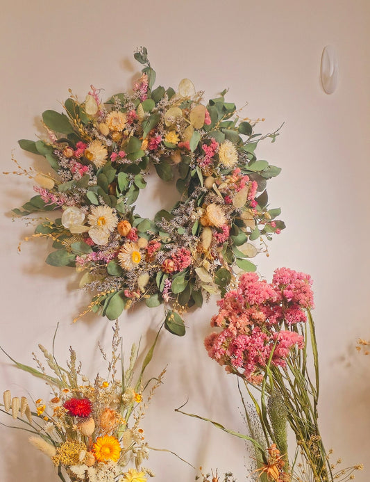 Full Dried Flower Wreath