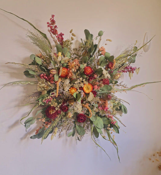 Dried Flower Wall Panel