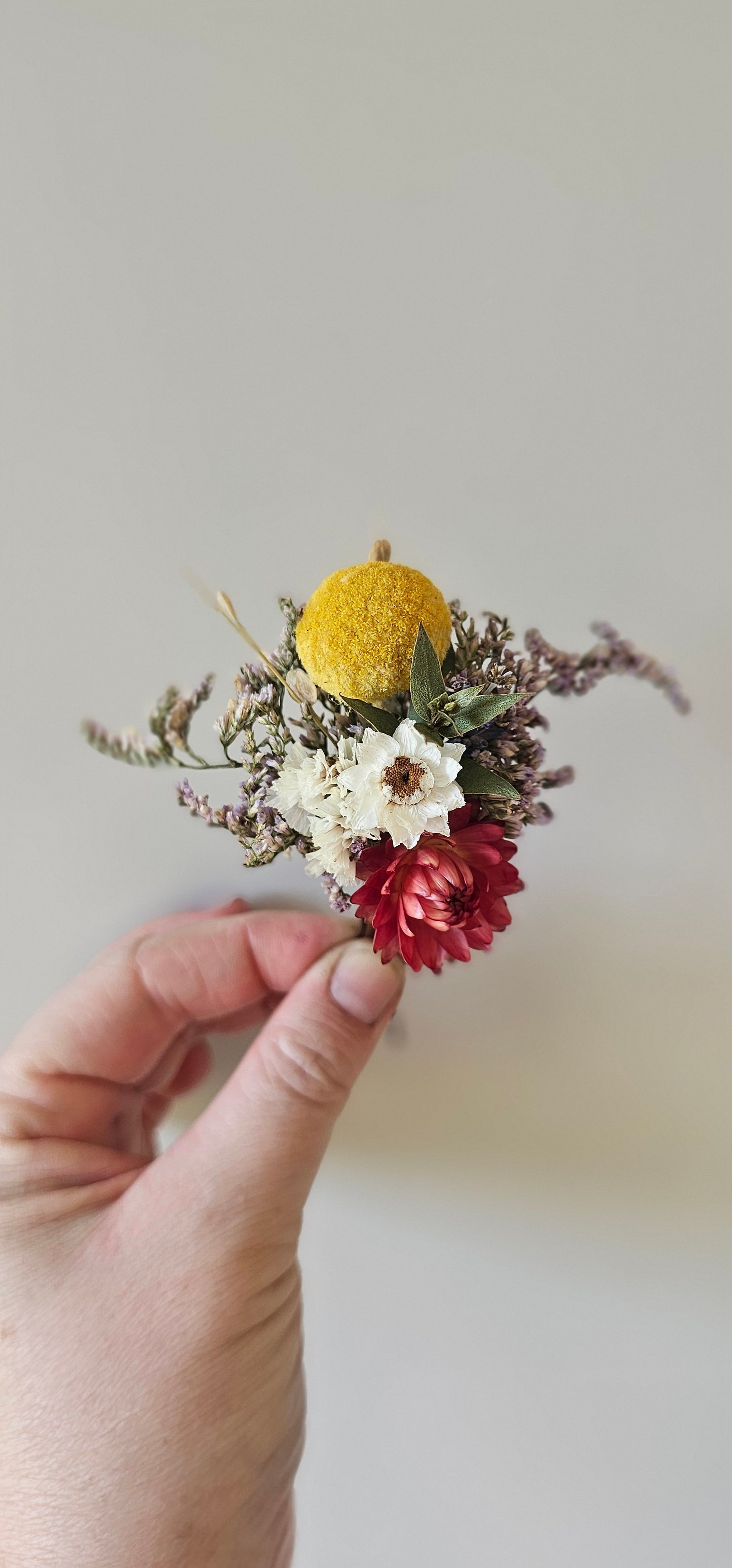 Dried Flower Hairpins