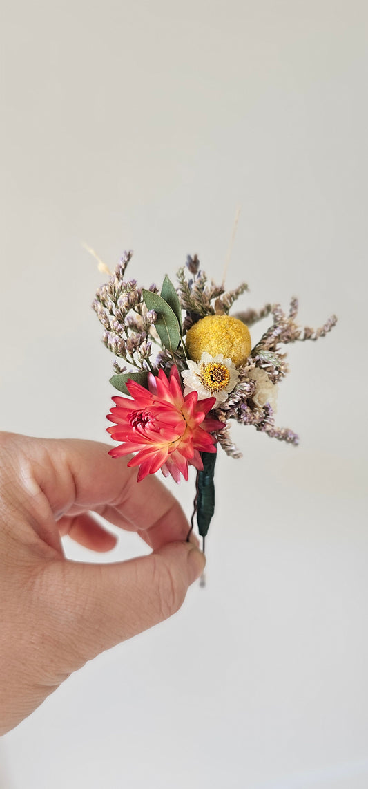 Dried Flower Hairpins