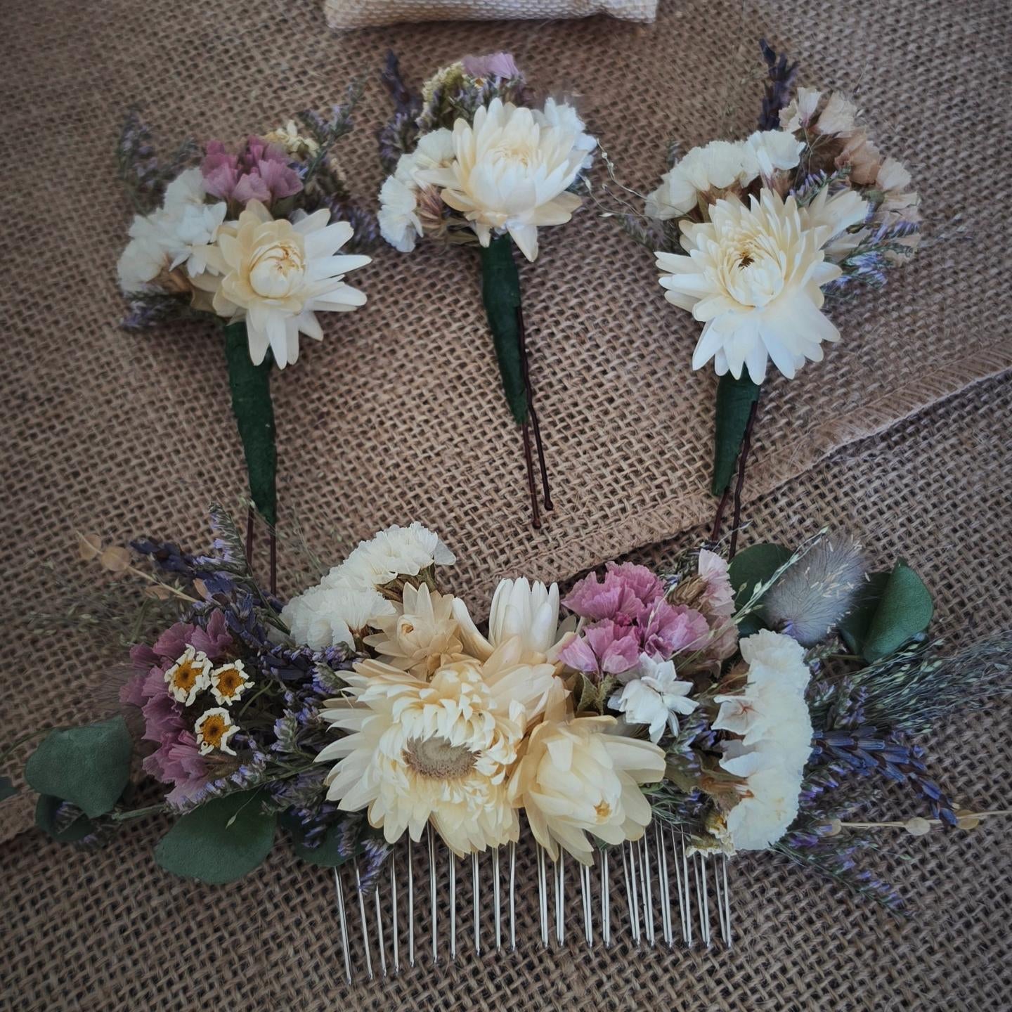 Dried Flower Combs