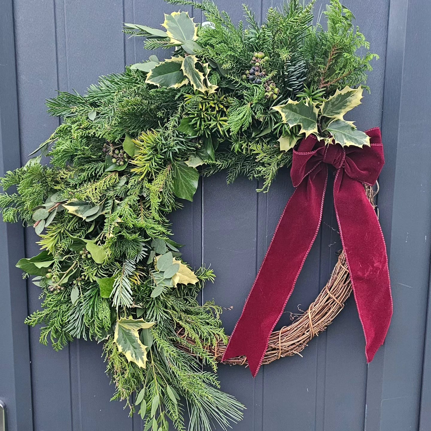 Fresh Christmas wreath