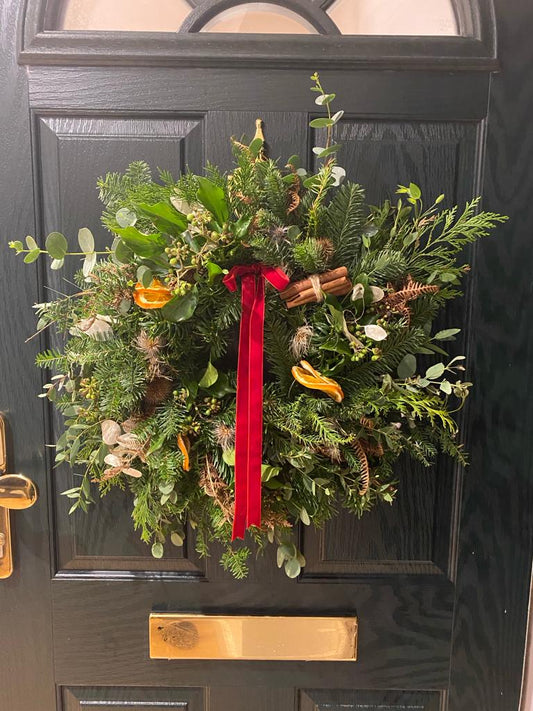 Fresh Christmas wreath
