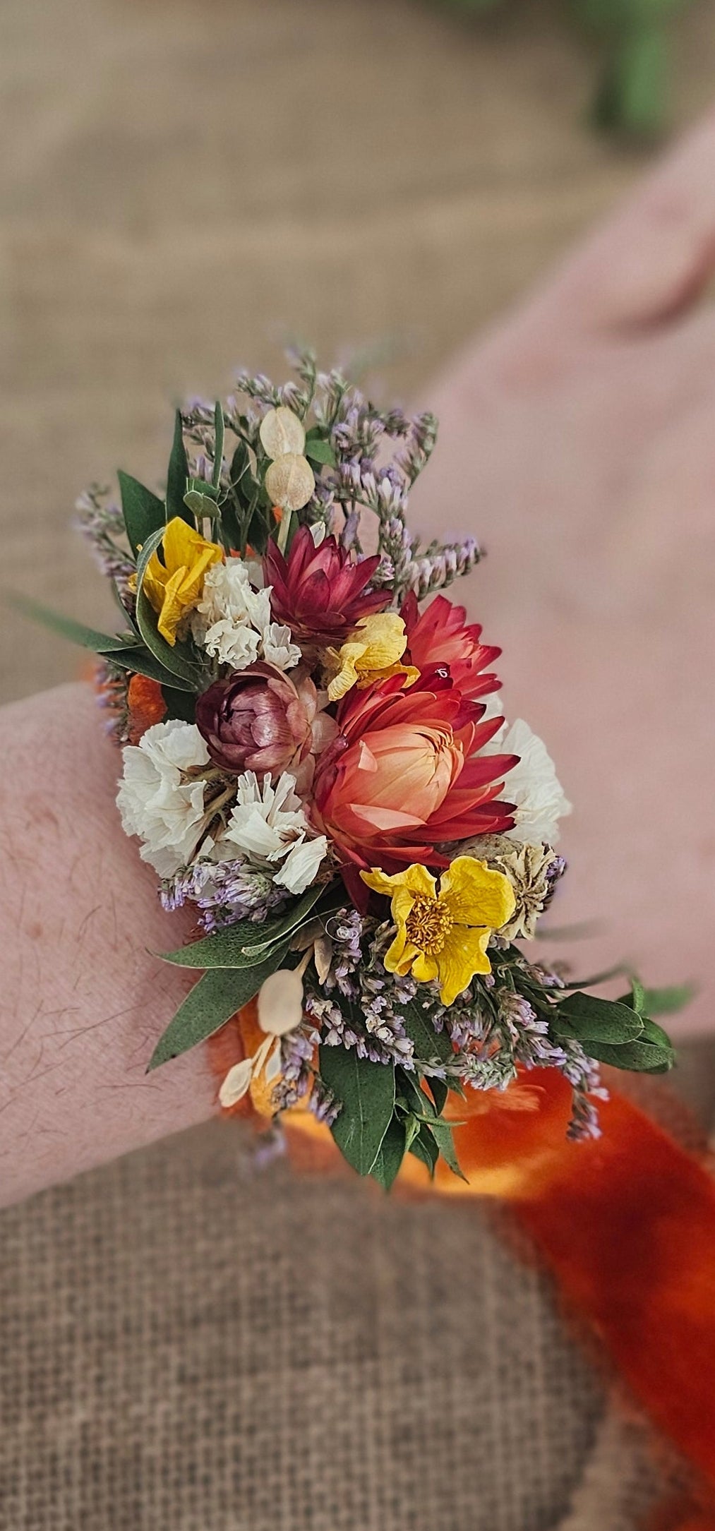 Dried Flower Corsage