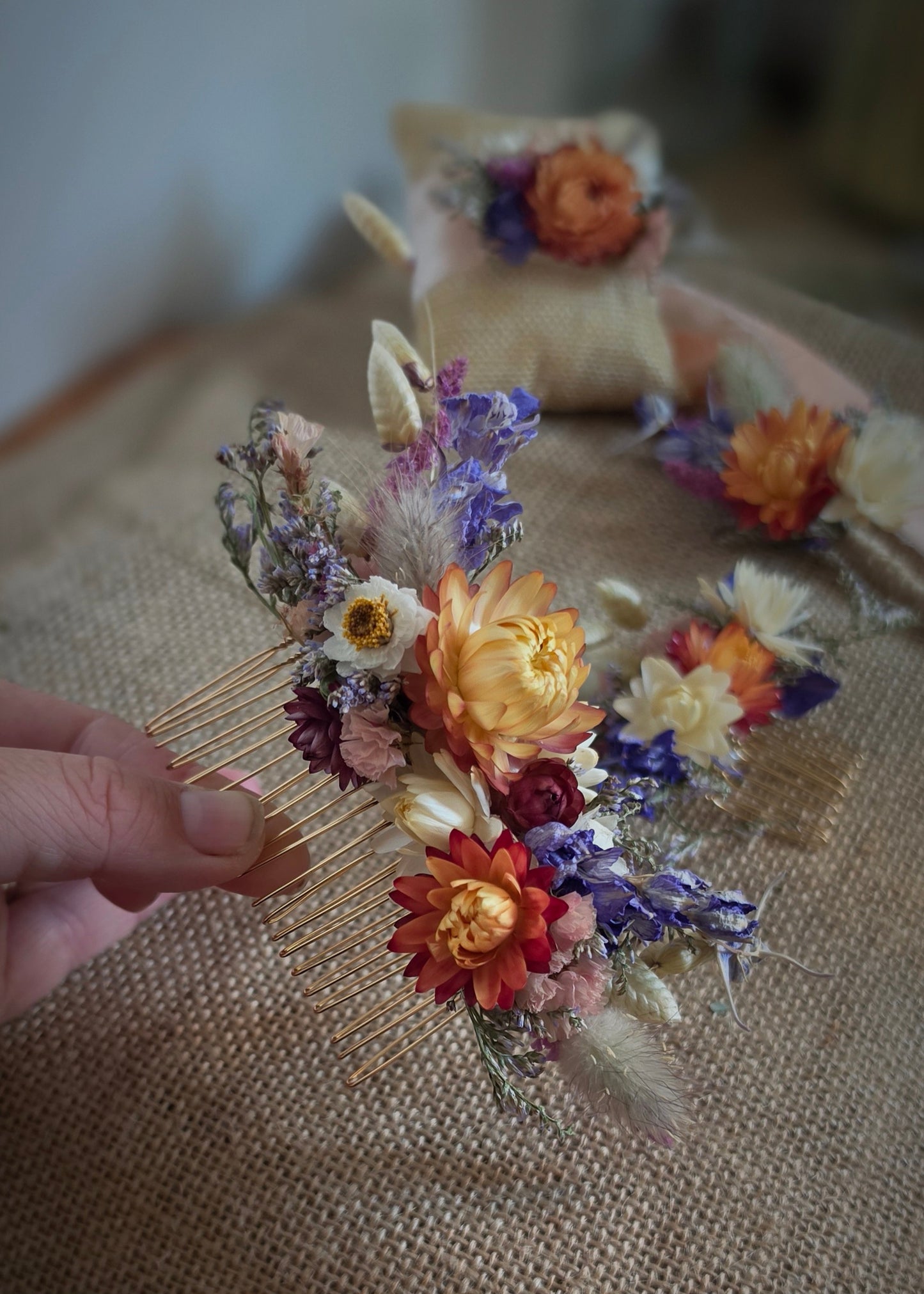 Dried Flower Combs
