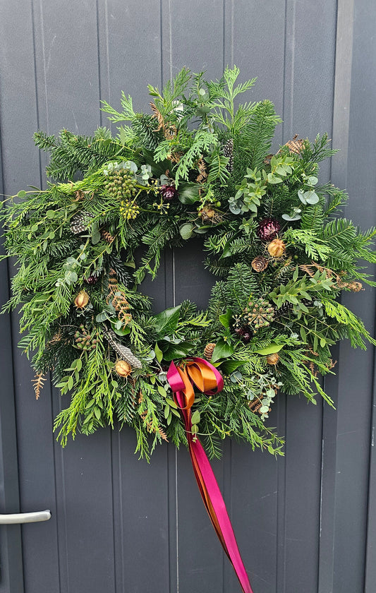 Handmade Fresh Festive Wreath