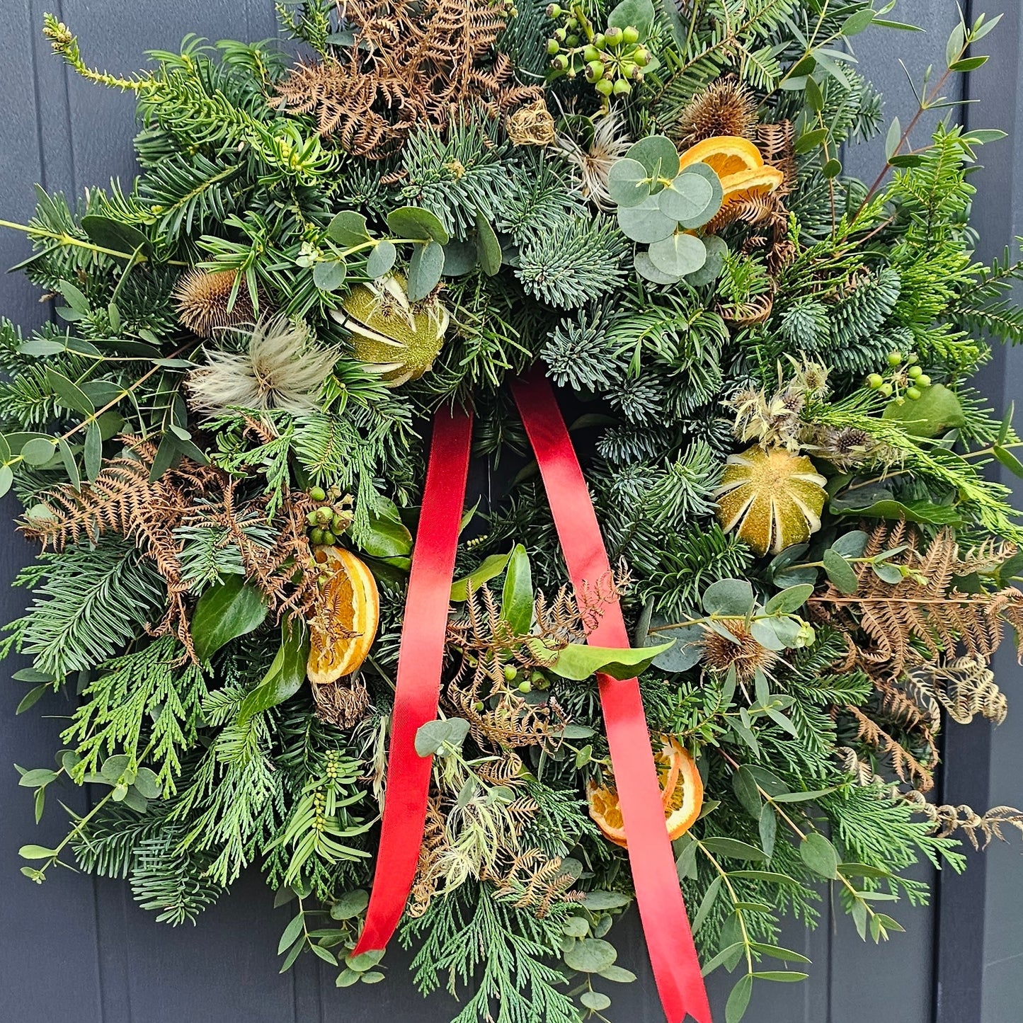 Fresh Christmas wreath