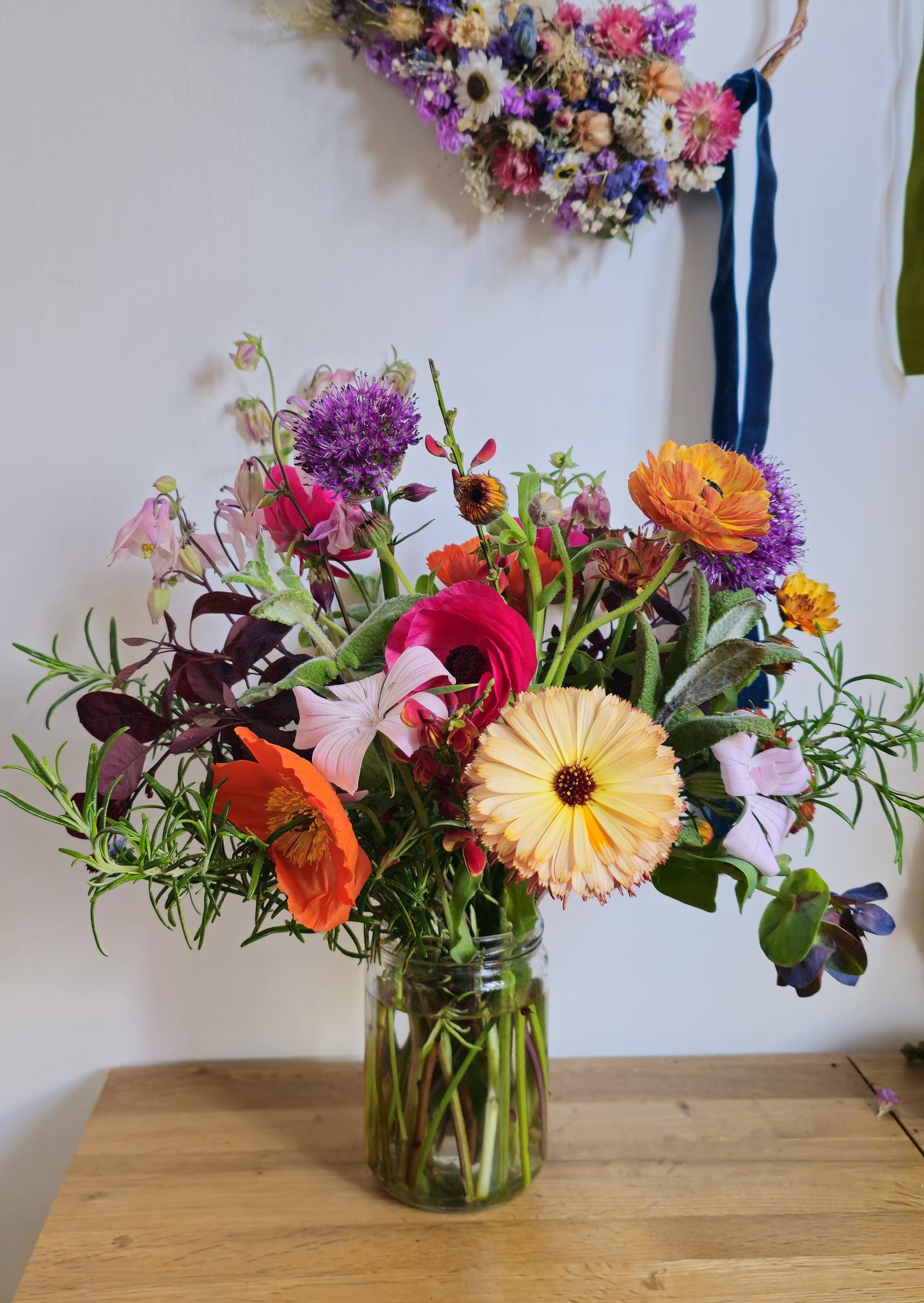 Jam Jar Flowers